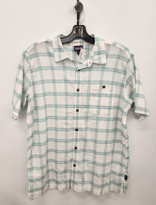 Vist Large View of Product Image Which is Used Patagonia Mens Short Sleeve Top XL/17-17.5