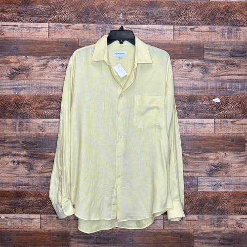 Vist Large View of Product Image Which is Used Yves Saint-Laurent Mens Long Sleeve Top L/16-16.5