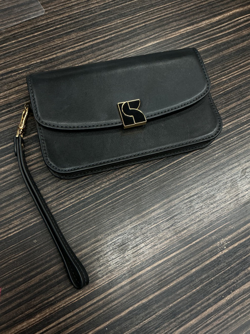 Vist Large View of Product Image Which is Used Kate Spade New York Leather Wristlet