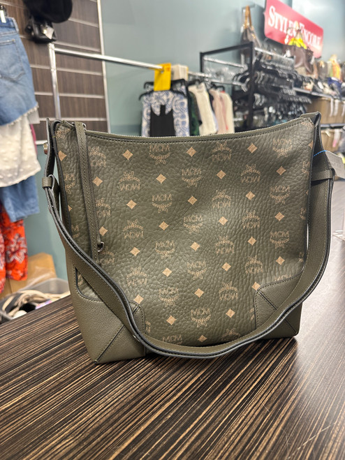 Vist Large View of Product Image Which is Used MCM Munchen Large Leather Handbag