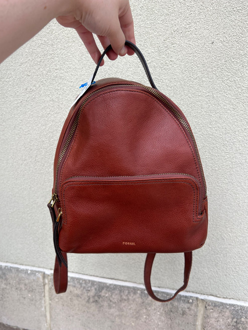 Vist Large View of Product Image Which is Used Fossil Small Leather Handbag