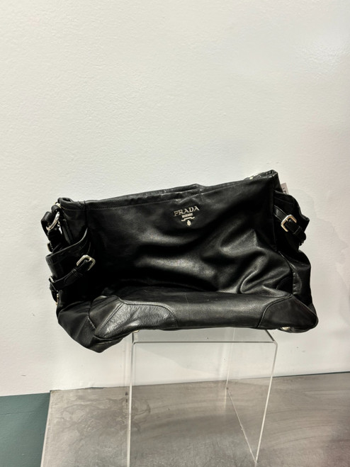 Vist Large View of Product Image Which is Used Prada Large Leather Handbag