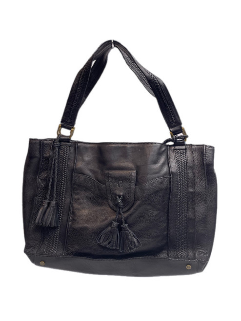 Vist Large View of Product Image Which is Used Catherine Adair Large Leather Handbag