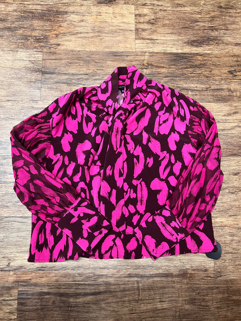 Vist Large View of Product Image Which is Used Who What Wear Long Sleeve Top XS-0/2