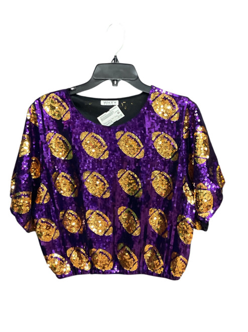 Vist Large View of Product Image Which is Used Why Dress Unbranded Short Sleeve Top M-8/10