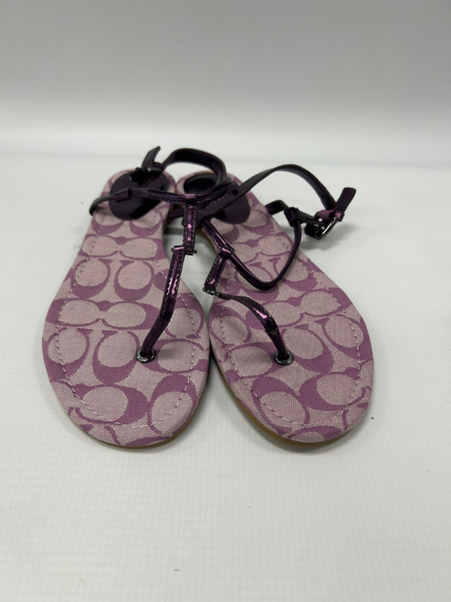 Vist Large View of Product Image Which is Used Coach Sandals 8