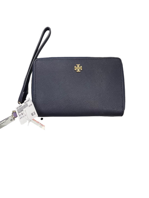 Vist Large View of Product Image Which is Used Tory Burch Leather Wristlet