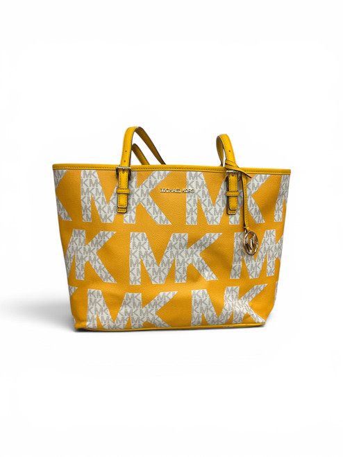 Vist Large View of Product Image Which is Used Michael Kors Large Leather Handbag