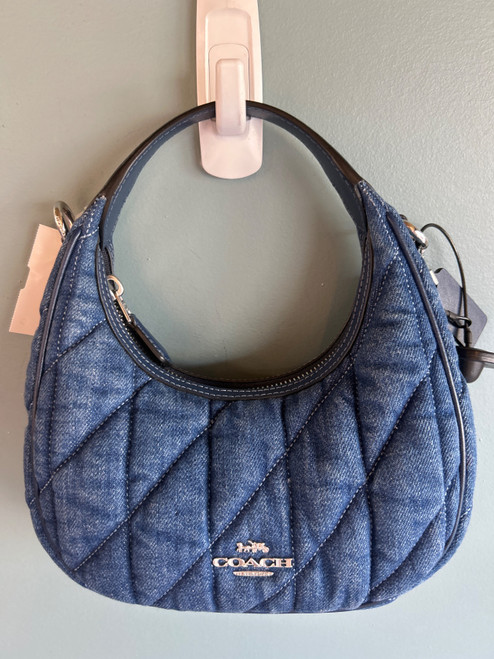 Vist Large View of Product Image Which is Used Coach Small denim Handbag