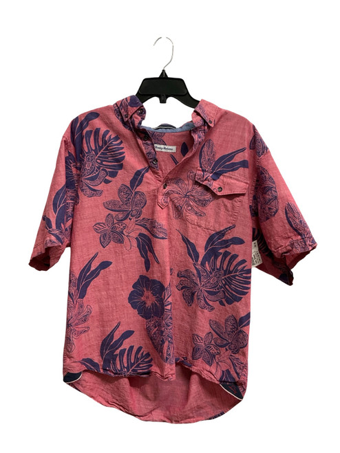 Vist Large View of Product Image Which is Used Tommy Bahama Mens Short Sleeve Top L/16-16.5