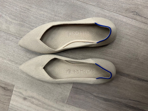 Vist Large View of Product Image Which is Used Rothy's Flats 8.5