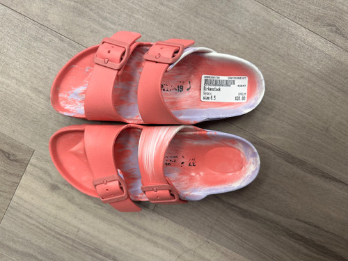 Vist Large View of Product Image Which is Used Birkenstock Sandals 6.5