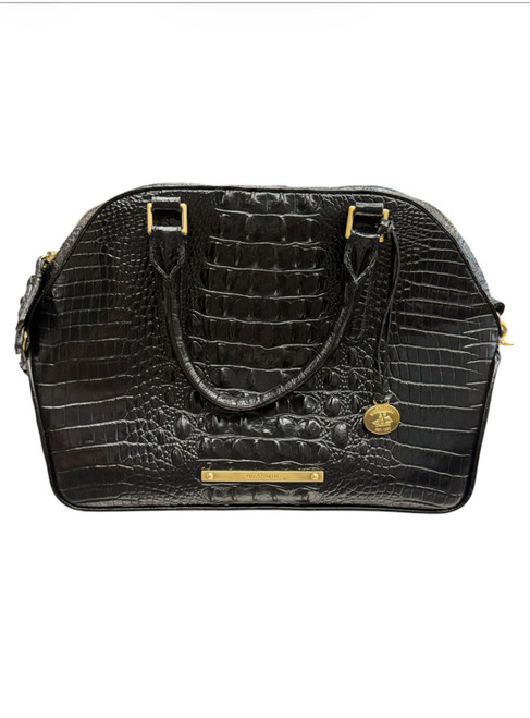 Vist Large View of Product Image Which is Used Brahmin Large Leather Handbag