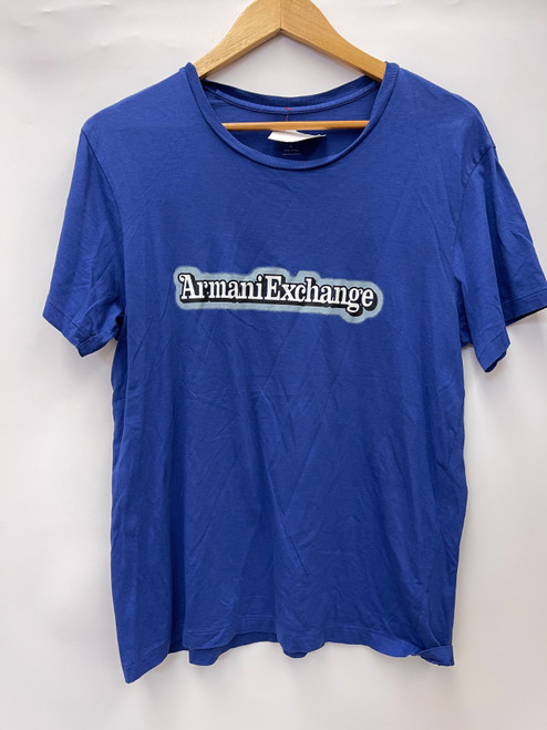 Vist Large View of Product Image Which is Used Armani Exchange Mens Short Sleeve Top L/16-16.5