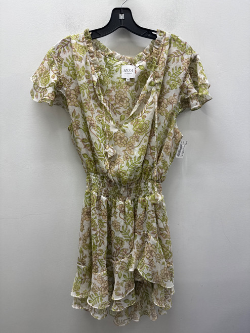 Vist Large View of Product Image Which is Used Green Misa Los Angeles Short Dress B M-8/10