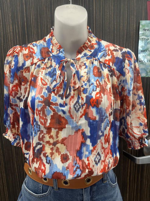 Vist Large View of Product Image Which is Used Rachel Zoe Short Sleeve Top S-4/6