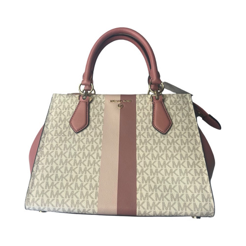 Vist Large View of Product Image Which is Used Michael Michael Kors Large Leather Handbag
