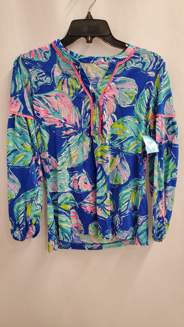 Vist Large View of Product Image Which is Used Lilly Pulitzer Long Sleeve Top XS-0/2