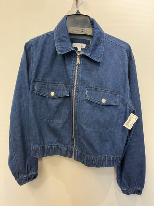 Vist Large View of Product Image Which is Used Loft Denim Jacket M-8/10