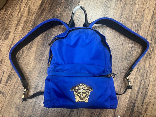 Vist Large View of Product Image Which is Used Versace Small nylon backpack 