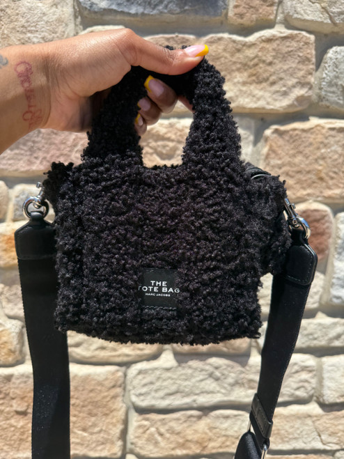 Vist Large View of Product Image Which is Used Marc Jacobs Small Fuzzy Tote Bag