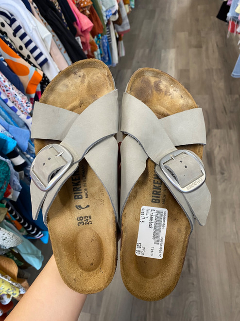 Vist Large View of Product Image Which is Used Birkenstock Sandals 7.5