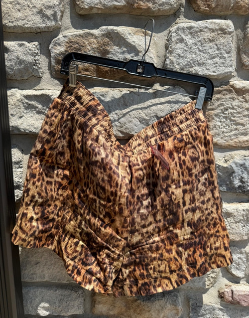 Vist Large View of Product Image Which is Used All Saints Leopard Shorts 10-30