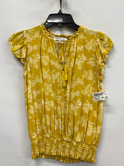 Vist Large View of Product Image Which is Used Rose & Olive Sleeveless Top XS-0/2