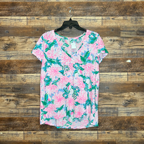 Vist Large View of Product Image Which is Used Lilly Pulitzer Short Sleeve Top M-8/10