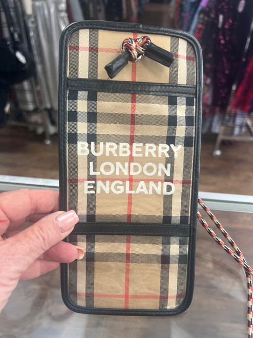 Vist Large View of Product Image Which is Used Burberry Wallet / lanyard 