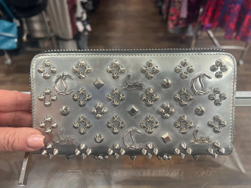 Vist Large View of Product Image Which is Used Christian Louboutin Leather Wallet