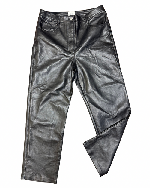 Vist Large View of Product Image Which is Gently used faux leather pant 