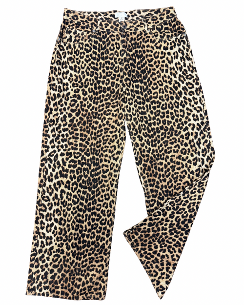 Vist Large View of Product Image Which is Gently used leopard print pants 