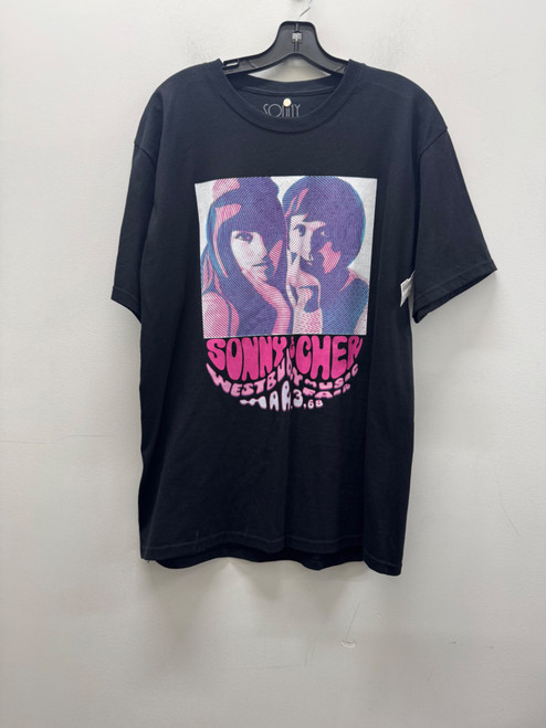 Vist Large View of Product Image Which is Used black Sonny and Cher  Mens T-Shirt L