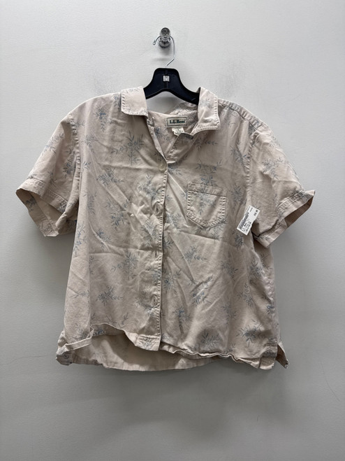 Vist Large View of Product Image Which is Used tan L.L. Bean Short Sleeve Top L-12/14