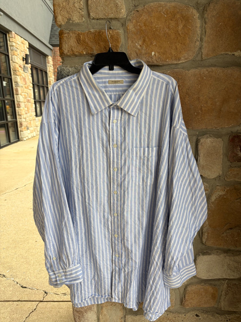 Vist Large View of Product Image Which is Used Burberry Mens Long Sleeve Top 3X/19-19.5