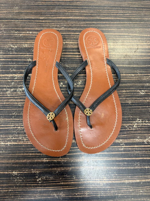 Vist Large View of Product Image Which is Used Tory Burch Flip Flops 7 As Is