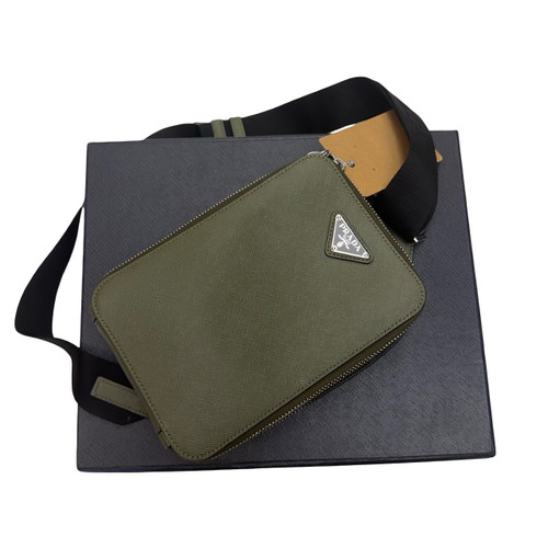 Vist Large View of Product Image Which is Used Prada Leather Handbag