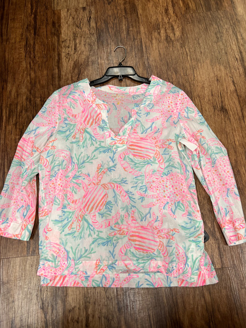 Vist Large View of Product Image Which is Used Lilly Pulitzer Long Sleeve Top XL-16