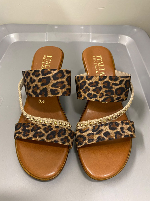 Vist Large View of Product Image Which is Used Italian Shoemakers Dress Sandals 8.5