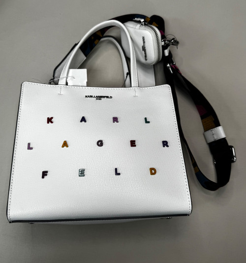 Vist Large View of Product Image Which is Used Karl Lagerfeld Small Leather Handbag