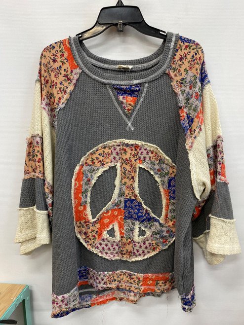 Vist Large View of Product Image Which is Used POL Long Sleeve Top M-8/10