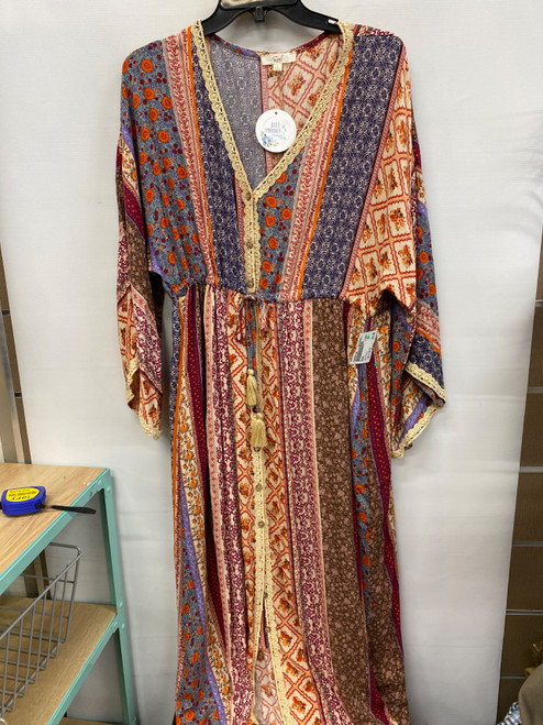 Vist Large View of Product Image Which is Used Easel Long Dress F L-12/14