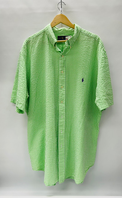 Vist Large View of Product Image Which is Used Ralph Lauren Mens Short Sleeve Top 2X/18-18.5