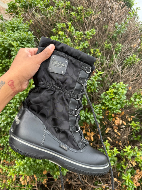 Vist Large View of Product Image Which is Used Coach Ankle Boots 6