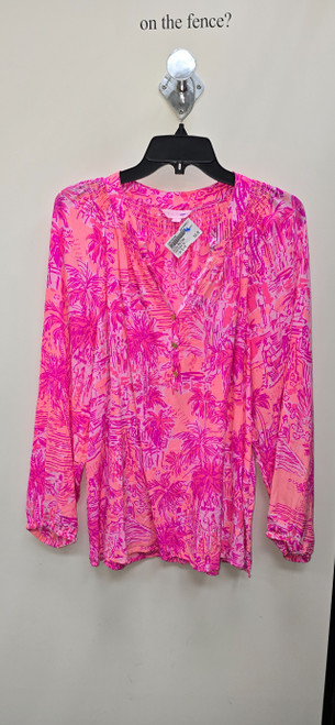 Vist Large View of Product Image Which is Used Lilly Pulitzer Long Sleeve Top XL-16