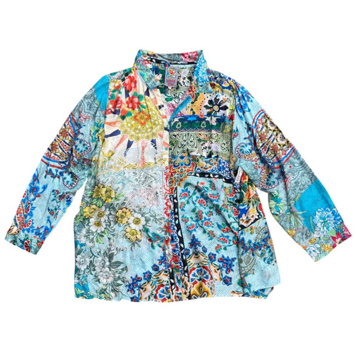 Vist Large View of Product Image Which is Used Johnny Was Long Sleeve Top 2X-20