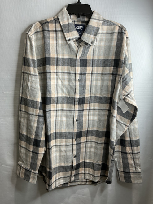 Vist Large View of Product Image Which is Used Land's End Mens Long Sleeve Top L/16-16.5