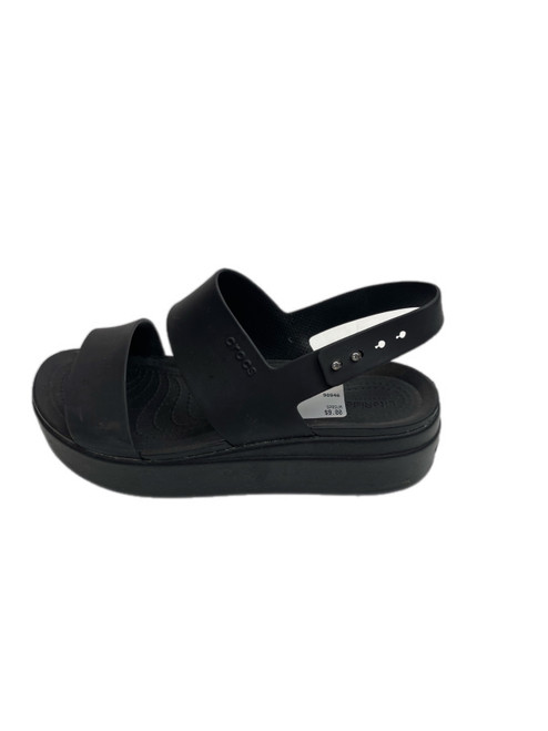 Vist Large View of Product Image Which is Used Crocs Wedge Sandals 8