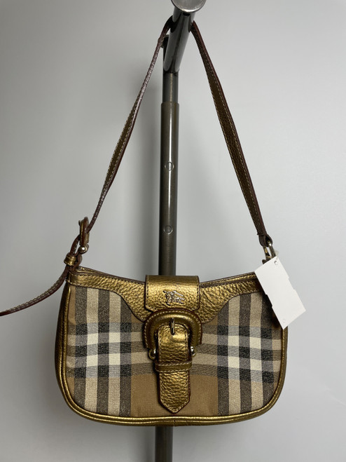 Vist Large View of Product Image Which is Used Burberry Large Leather Handbag